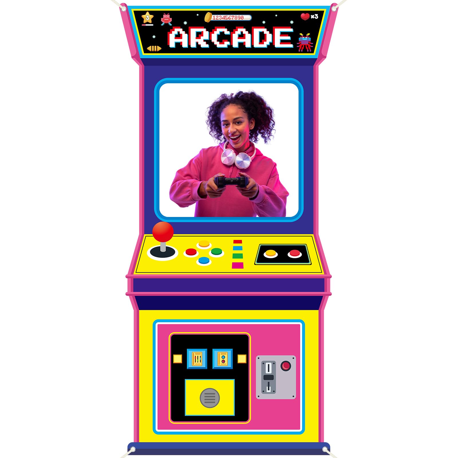 Retro Gaming Event - Retro Video Gaming Fabric Arcade Game