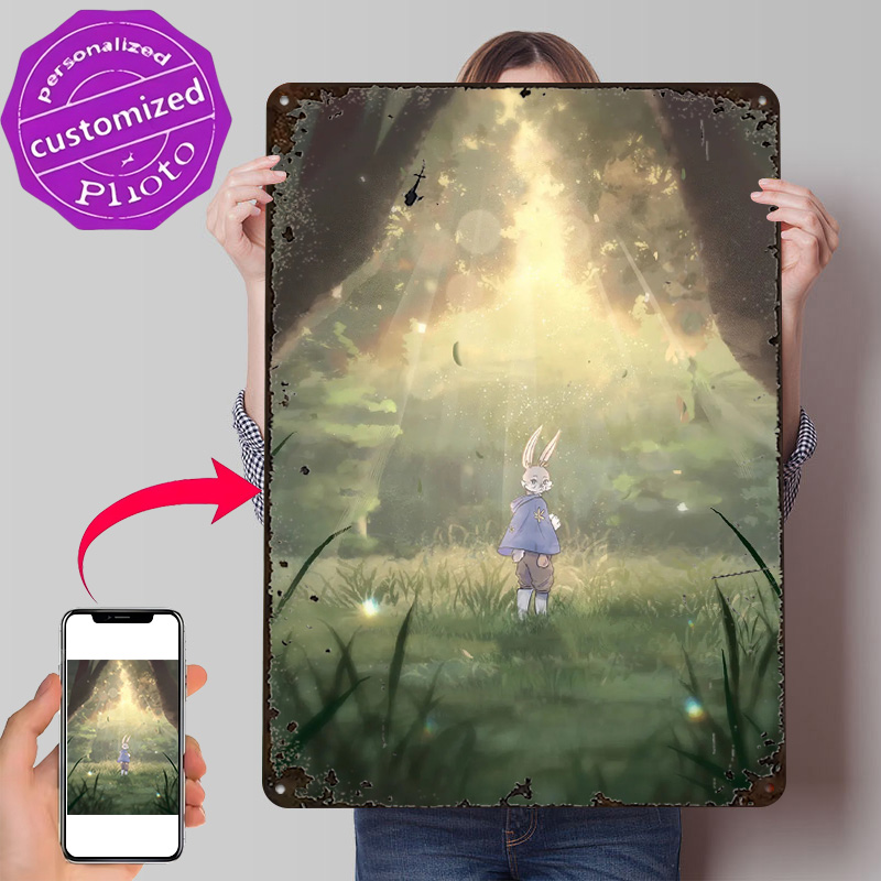 Retro Gaming On - Bunny on a Field Poster Retro