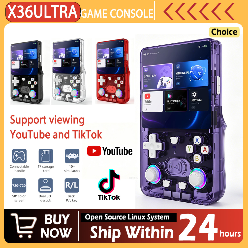 Retro Gaming Portable - New X36 ultra retro handheld game
