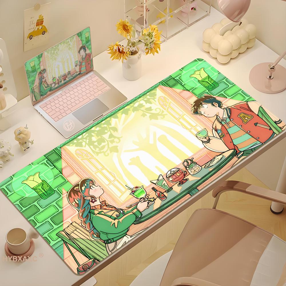 Retro Gaming Desk Setup - Gaming Mouse Pad, Large Desk Mat,