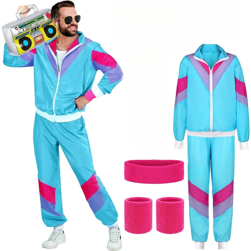 Retro Gaming Jacket - 80s 90s Fancy Dress Costumes for