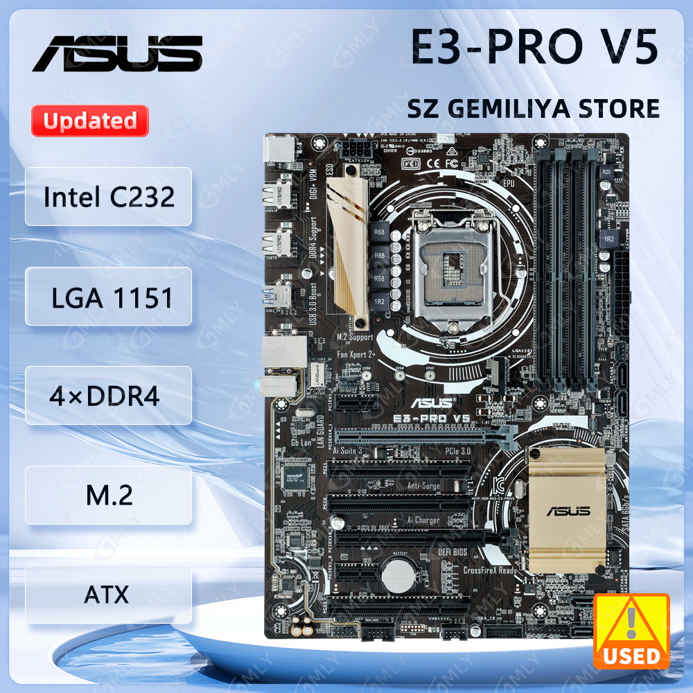 Intel Cpu Core I5 - Asus E3-PRO V5 Motherboard LGA 1151