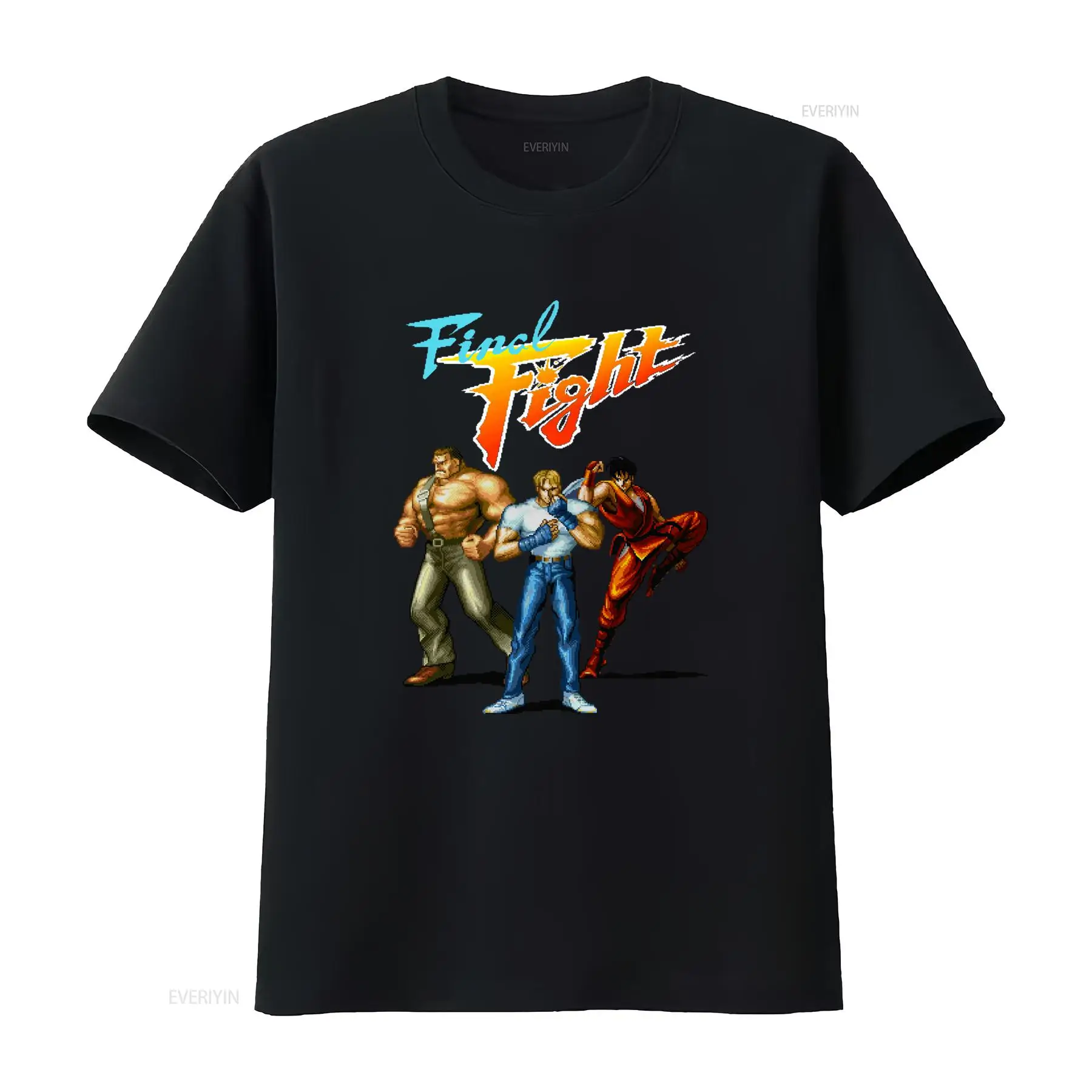 Retro Gaming T Shirt - Retro SNES Arcade Final Fight Box