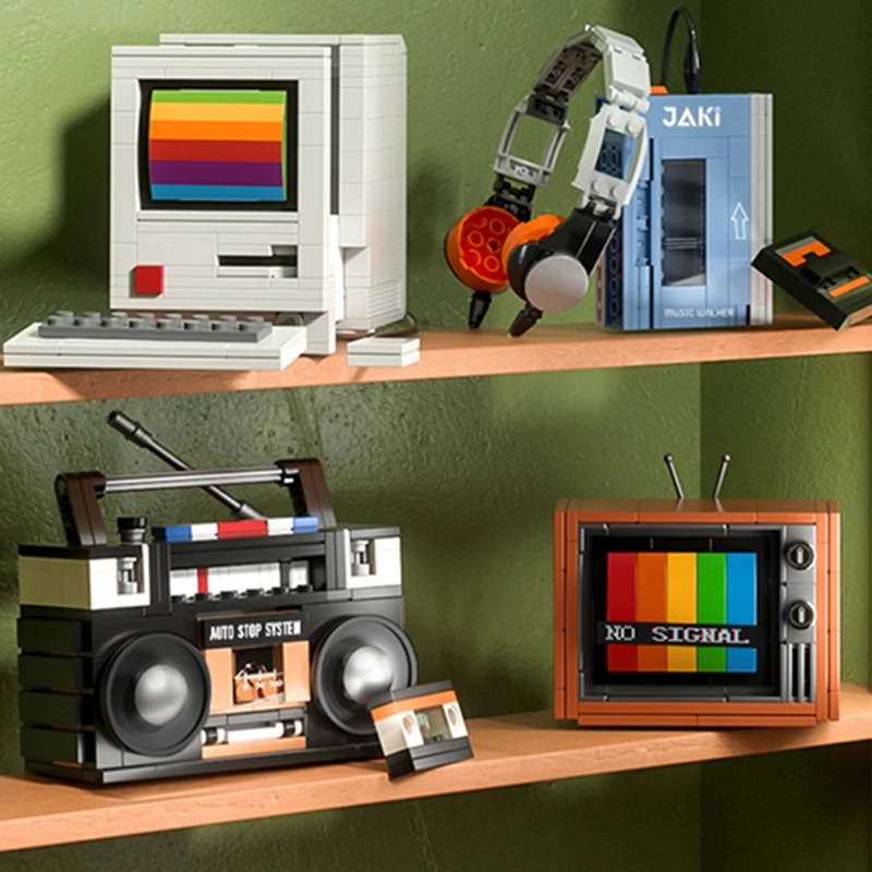Retro Gaming Lego - DIY Retro Electrical Appliances Furniture TV