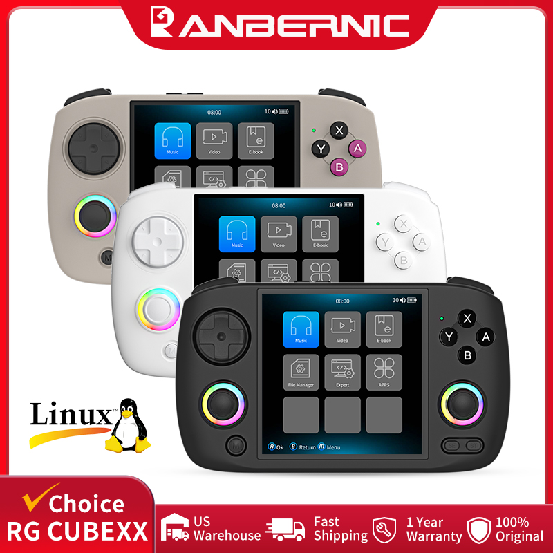 Retro Gaming Portable - ANBERNIC RG CubeXX Handheld Games Console