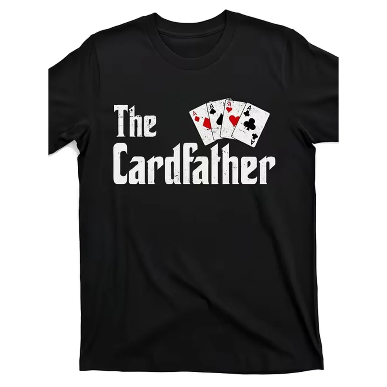 Retro Gaming T Shirt - Apparel Mens Retro The Cardfather Poker