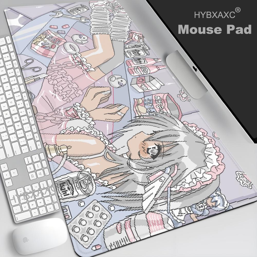 Pixel Art Anime Girl Mouse Pad - Retro Gaming Desk Setup review and price