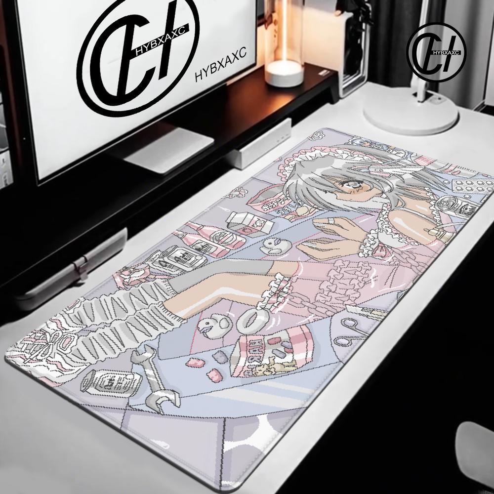 Pixel Art Anime Girl Mouse Pad - Retro Gaming Desk Setup review and price