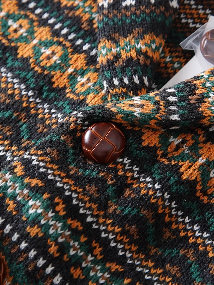 Nordic Cattle Wool Jacquard We - Retro Gaming Jacket review and price