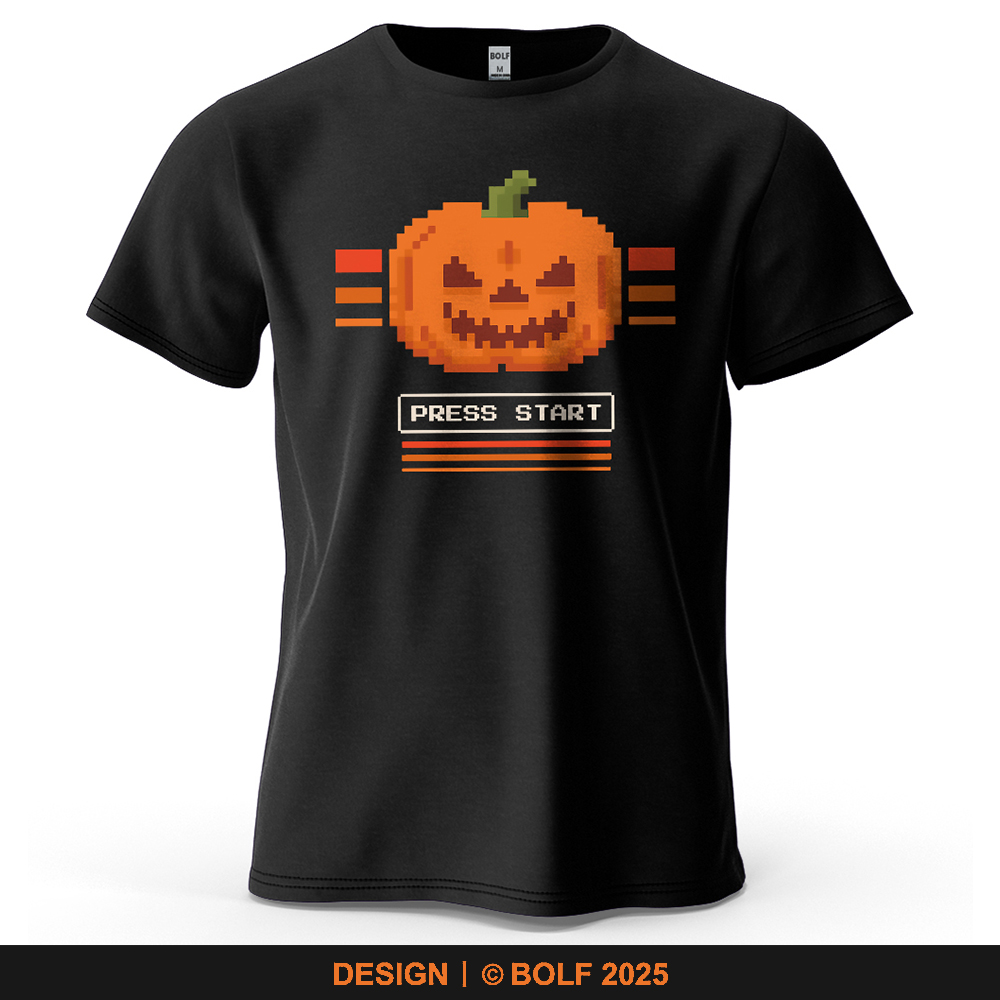 Halloween Pumpkin Printed Men' - Retro Gaming Event review and price
