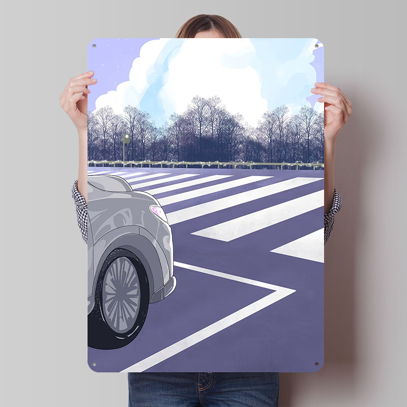 on Crosswalk With Winter Trees - Retro Gaming On review and price