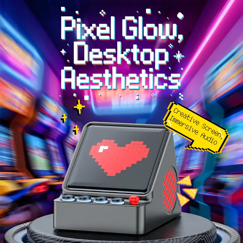 Retro Pixel Art Programmable L - Retro Gaming Desk Setup review and price