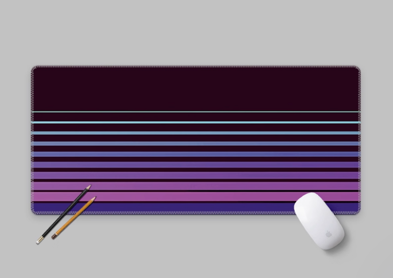 Retro Vintage Stripes Deskmat  - Retro Gaming On review and price