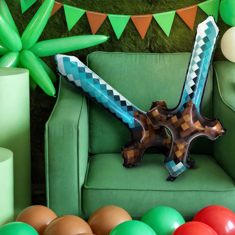 8Pcs Pixel Inflatable Sword My - Retro Gaming Event review and price