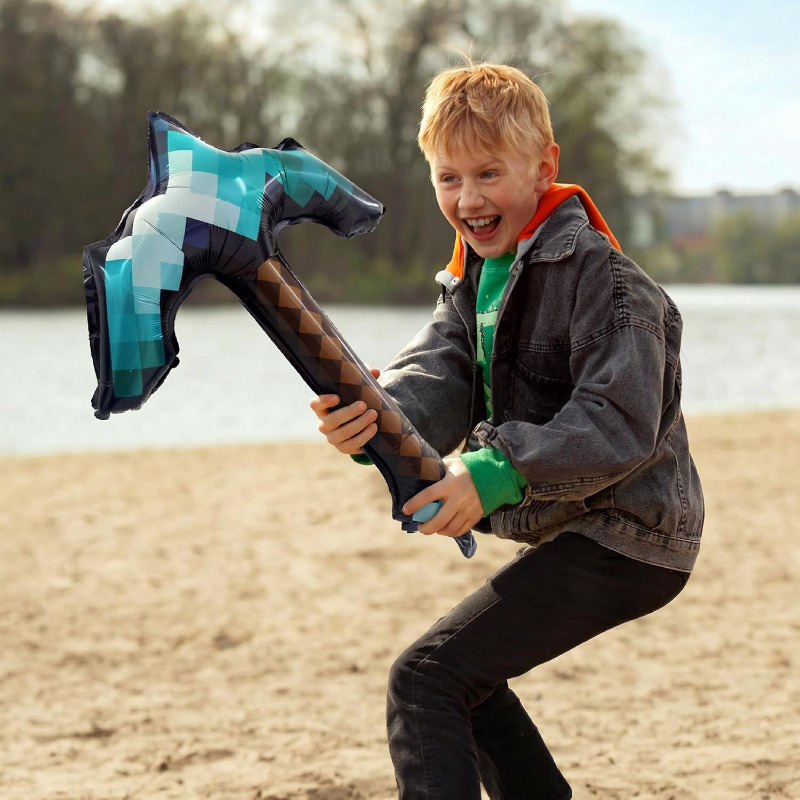 8Pcs Pixel Inflatable Pickaxe  - Retro Gaming Event review and price