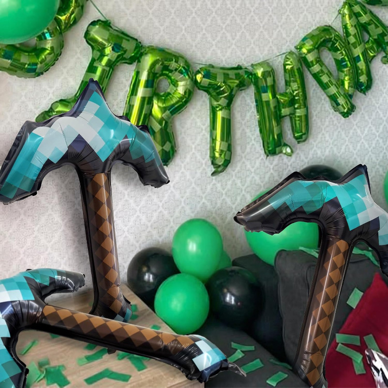 8Pcs Pixel Inflatable Pickaxe  - Retro Gaming Event review and price