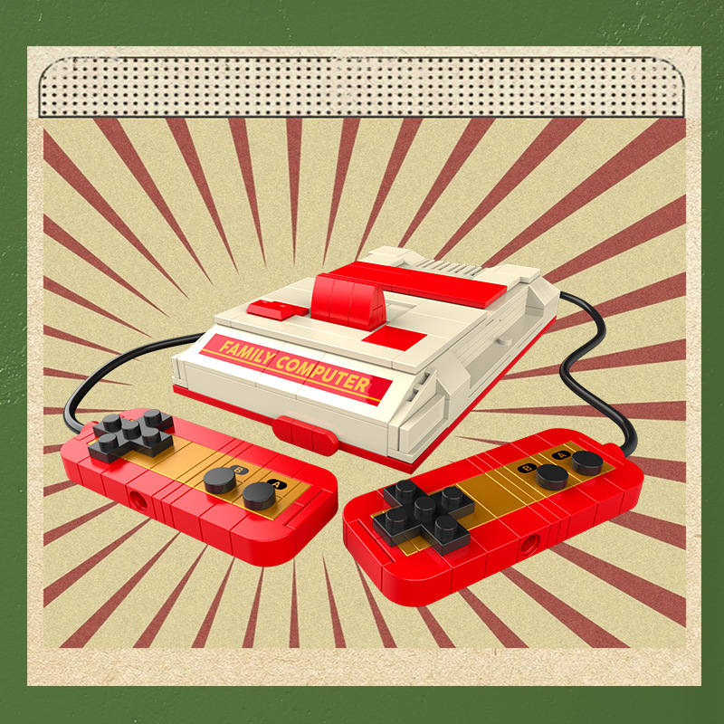DIY Retro Electrical Appliance - Retro Gaming Lego review and price