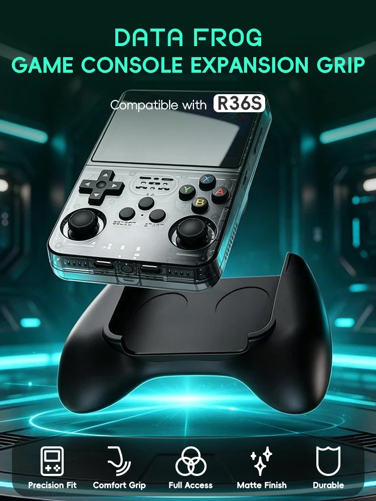 Data Frog R36S Game Grip Ergon - Retro Gaming Portable review and price