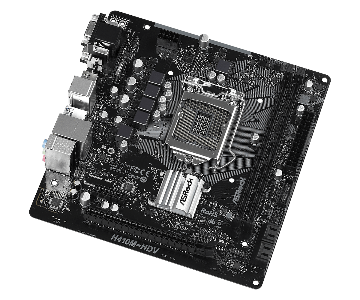 ASROCK H410M-HDV Motherboard I - Intel Cpu Core I5 review and price
