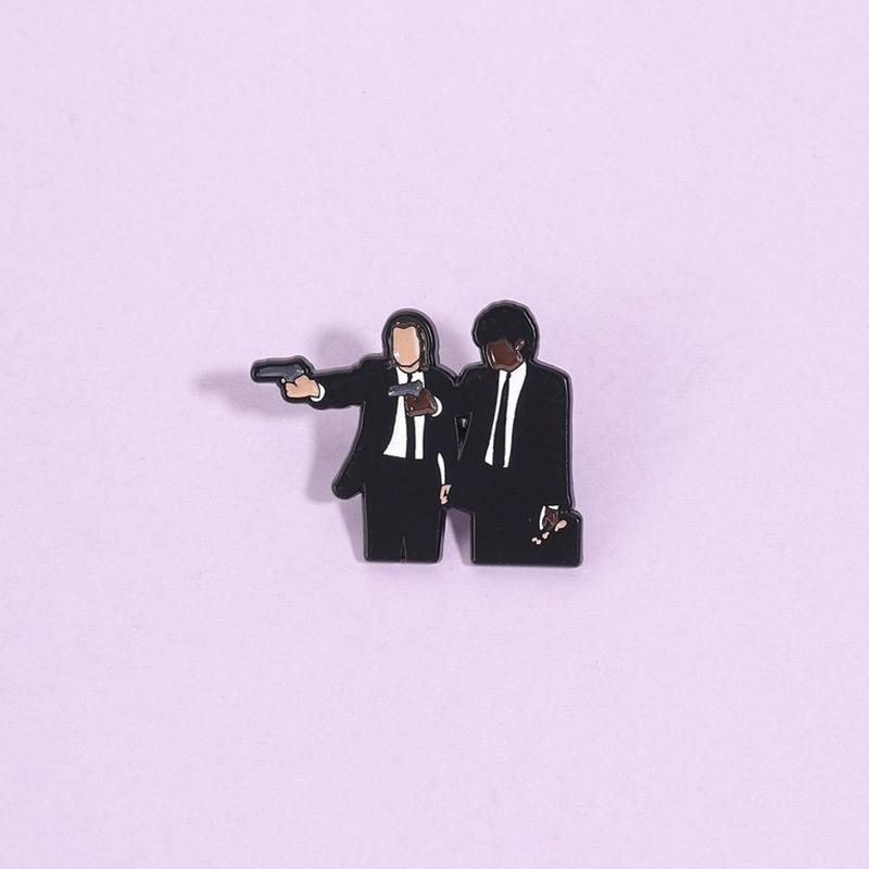 Pulp Fiction Enamel Pin Lapel  - Retro Gaming Jacket review and price