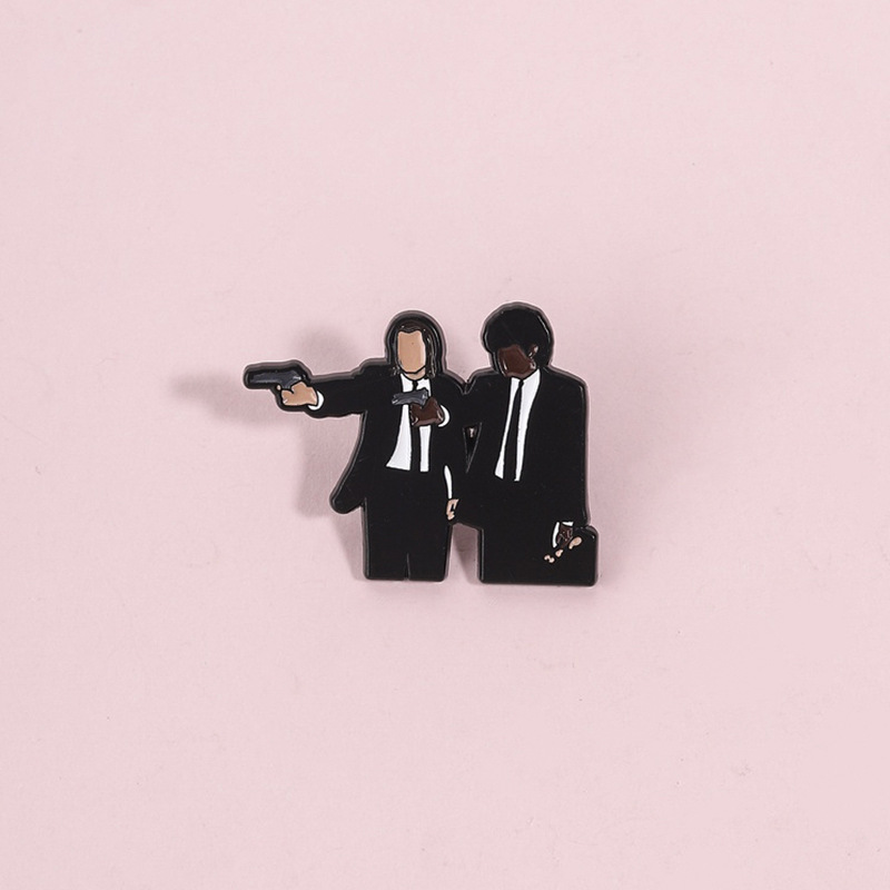 Pulp Fiction Enamel Pin Lapel  - Retro Gaming Jacket review and price