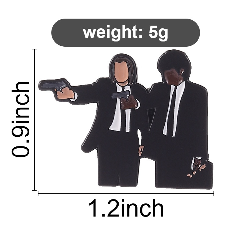 Pulp Fiction Enamel Pin Lapel  - Retro Gaming Jacket review and price