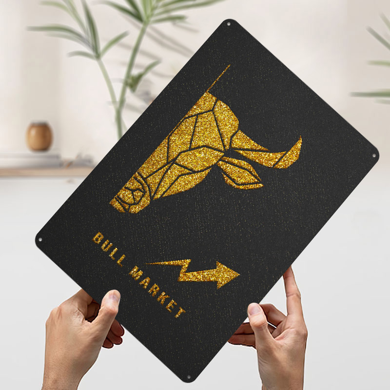 Golden Bull Market Printed Pos - Retro Gaming Market review and price