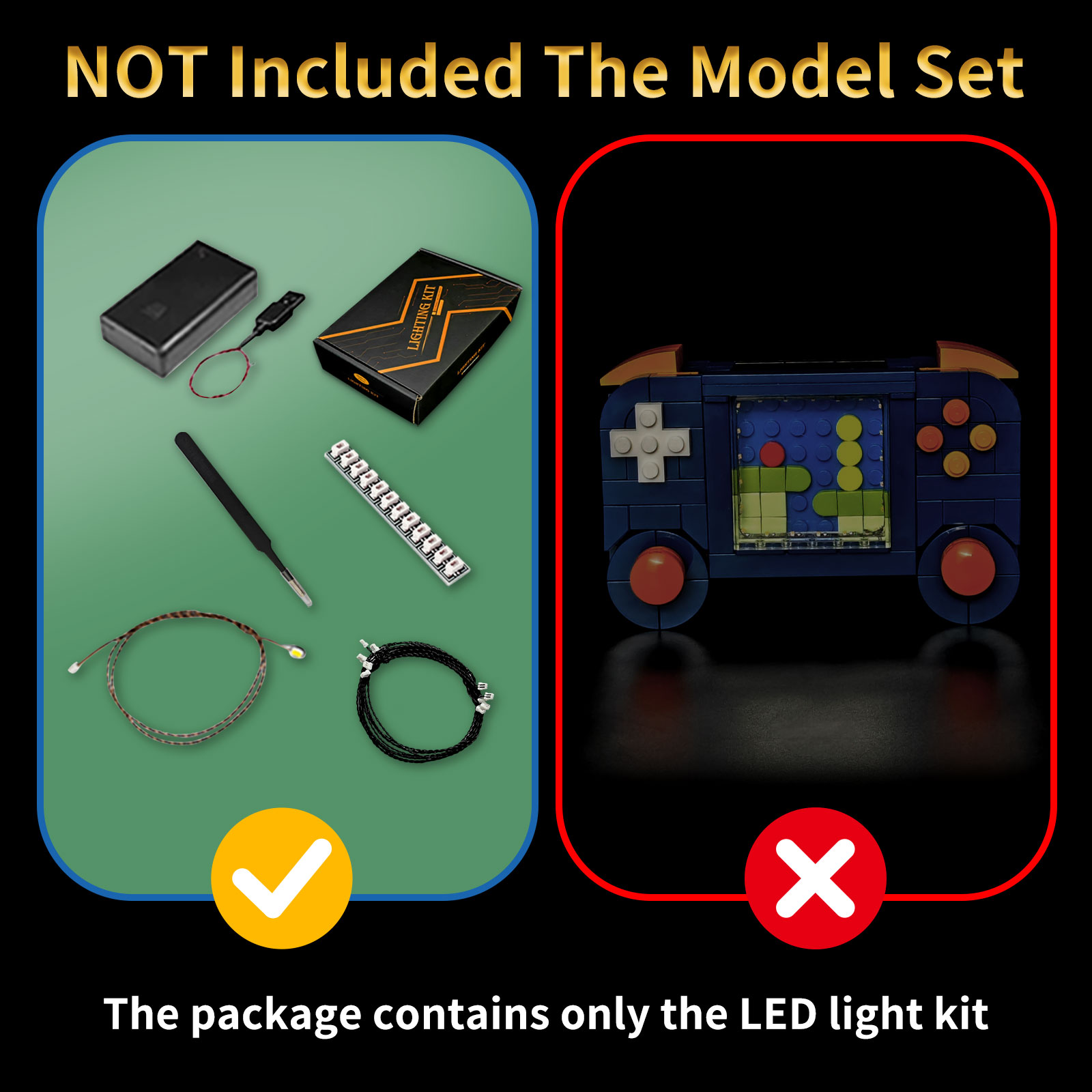 BRIXSPARK LED Lighting Kit for - Retro Gaming Lego review and price