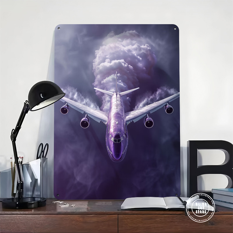 Purple Airplane on The Sky Tin - Retro Gaming On review and price