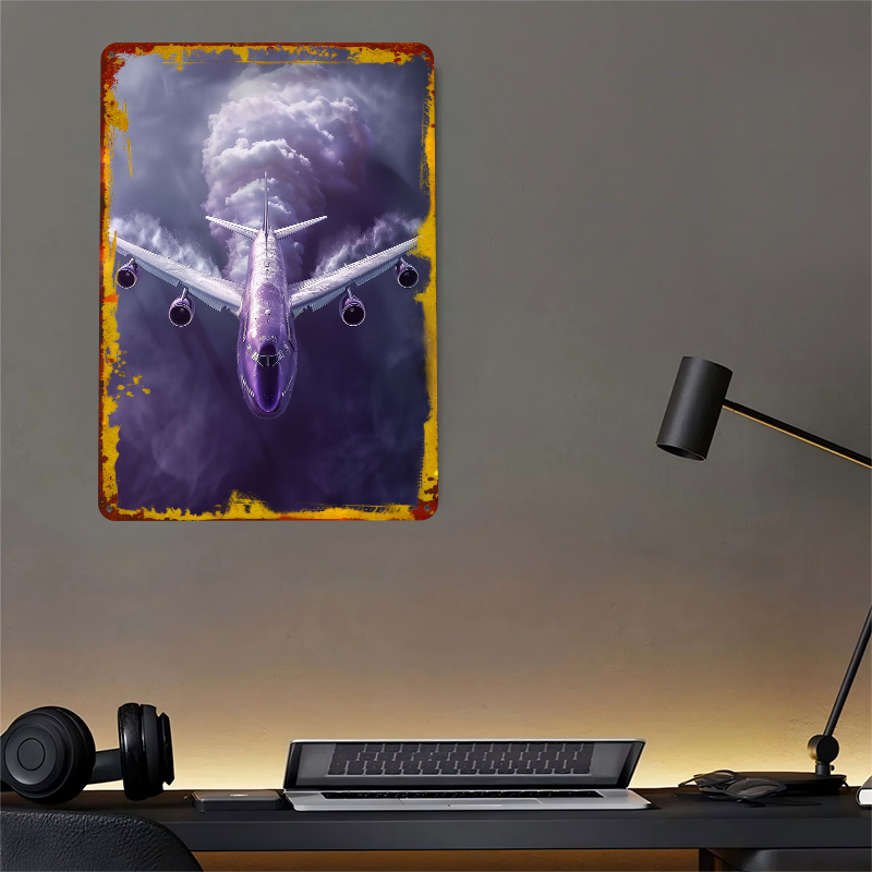 Purple Airplane on The Sky Tin - Retro Gaming On review and price