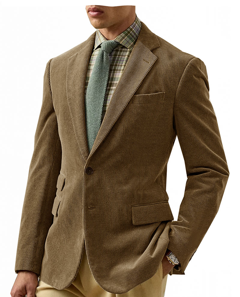 Vintage Corduroy Men's Blazers - Retro Gaming Jacket review and price
