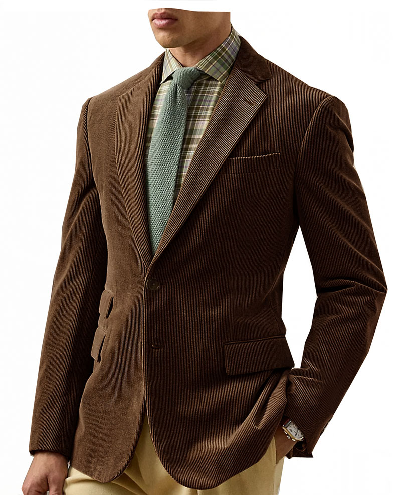 Vintage Corduroy Men's Blazers - Retro Gaming Jacket review and price