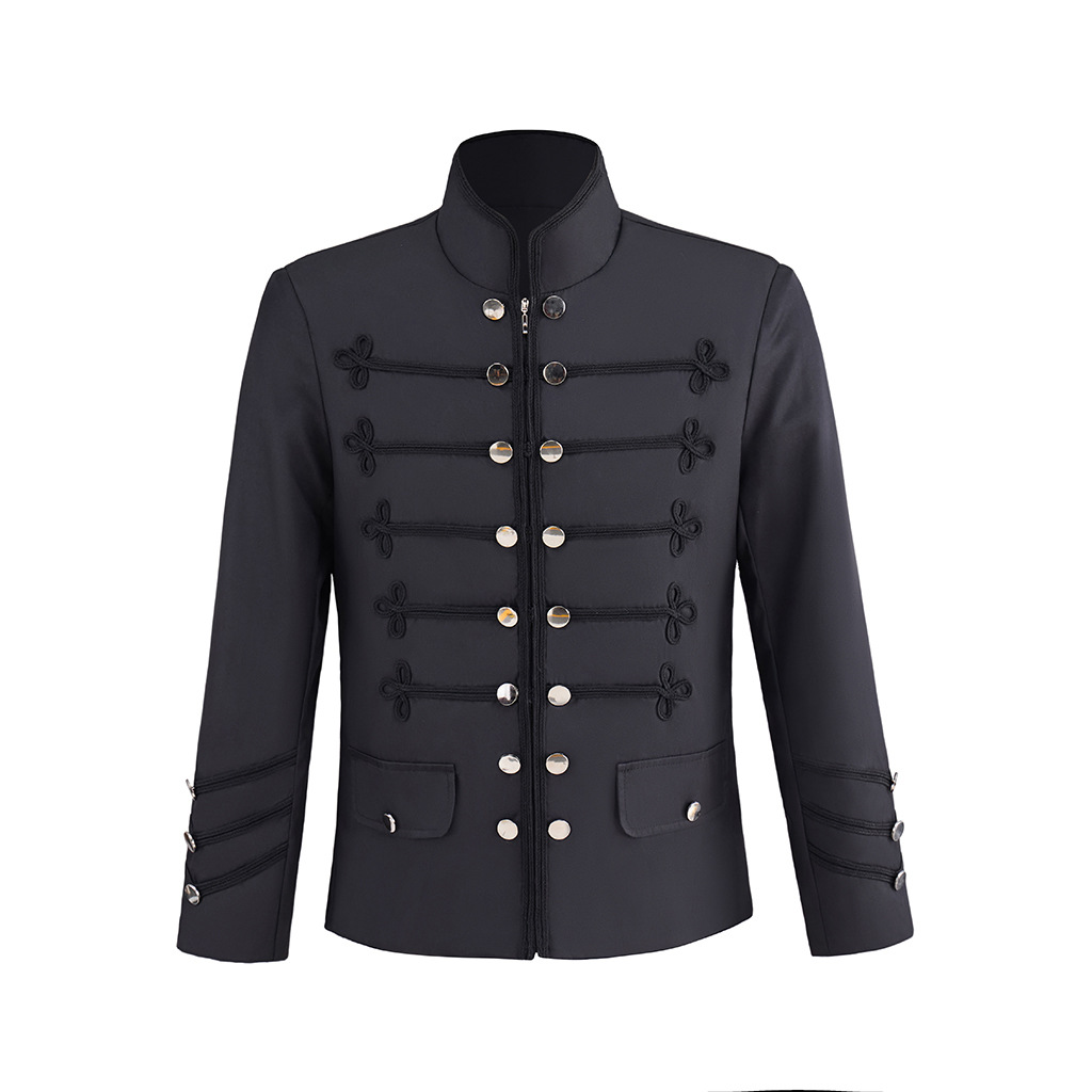 Men's Black Military Jacket Na - Retro Gaming Jacket review and price