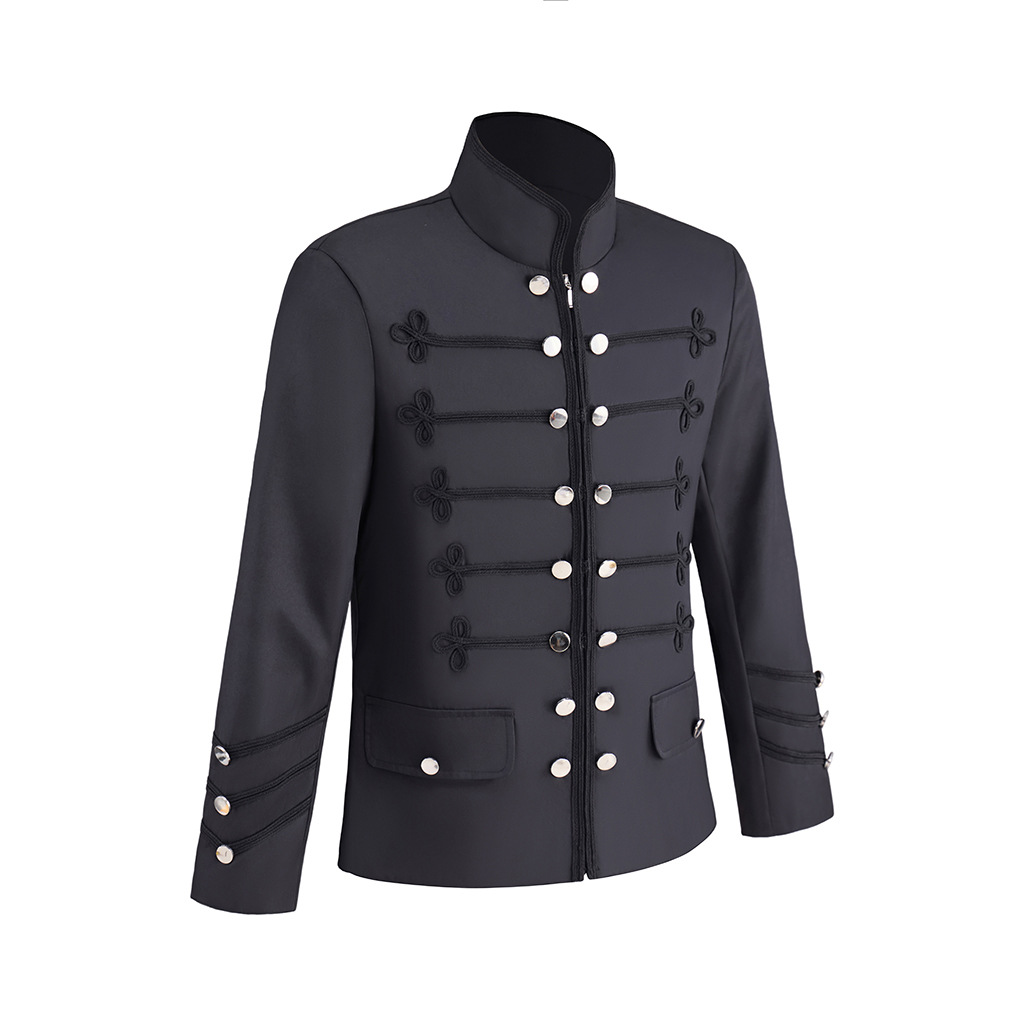 Men's Black Military Jacket Na - Retro Gaming Jacket review and price