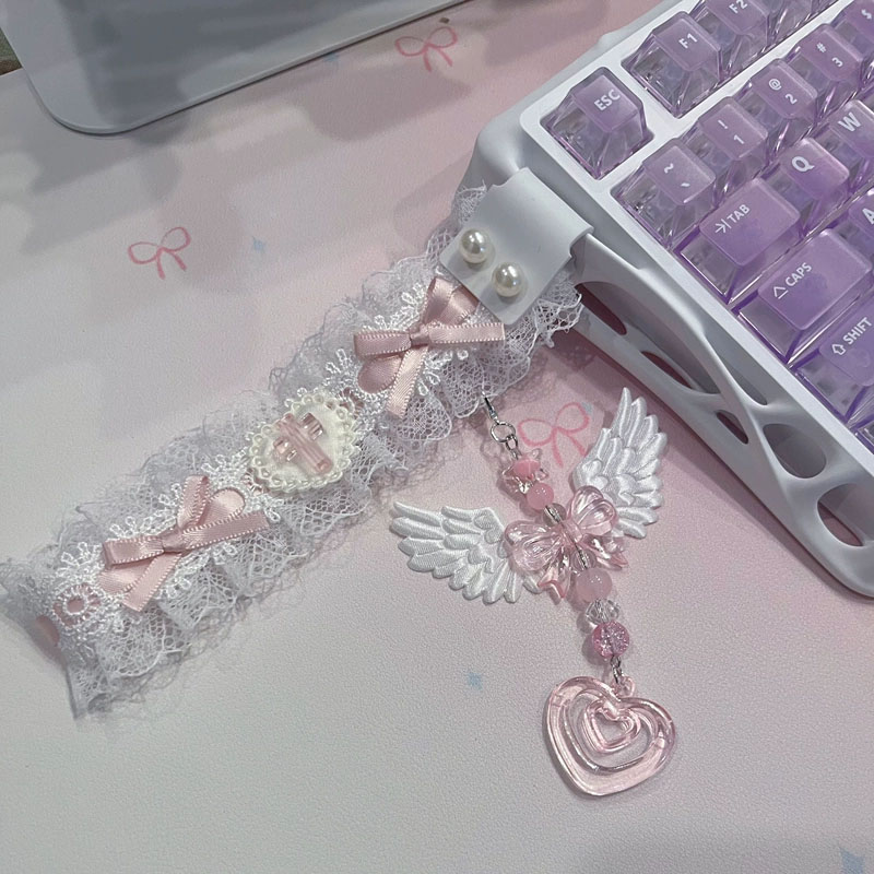 Lace Keyboard Strap Ribbon Uni - Retro Gaming Desk Setup review and price