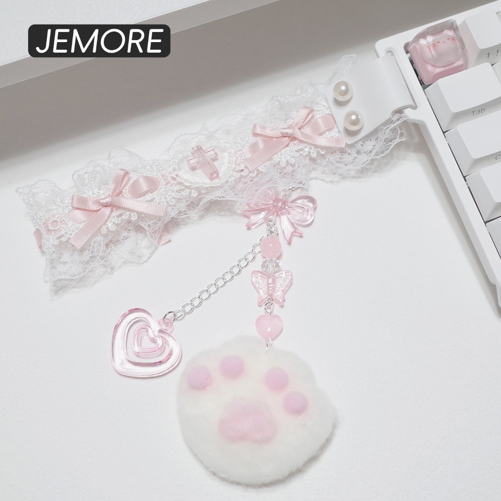 Lace Keyboard Strap Ribbon Uni - Retro Gaming Desk Setup review and price