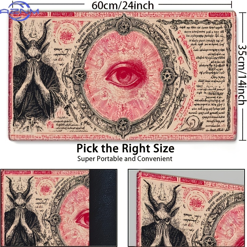 Retro Mystical Ram Eye Playmat - Retro Gaming Event review and price
