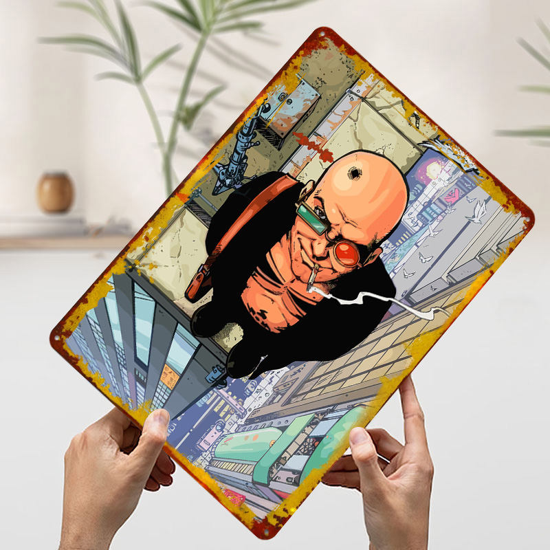 Bald Man Smoking on a Rooftop  - Retro Gaming On review and price