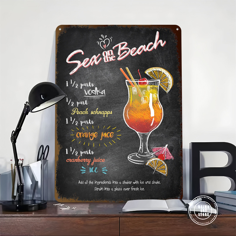 Sex on the Beach Tinplate Post - Retro Gaming On review and price