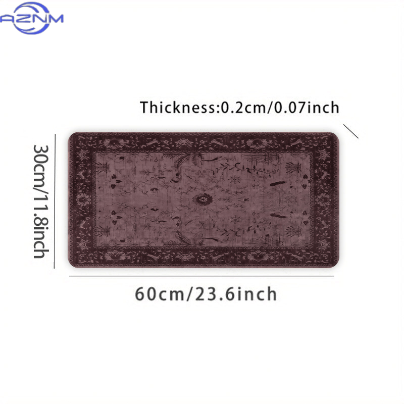 Retro Boho Desk Mat & Gaming M - Retro Gaming Desk Setup review and price