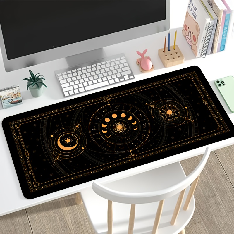 Golden Retro Zodiac Astrology  - Retro Gaming Desk Setup review and price