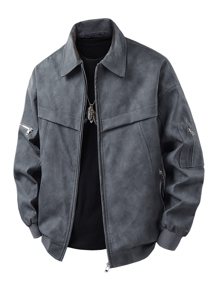 Asian Size Men's Retro Leather - Retro Gaming Jacket review and price